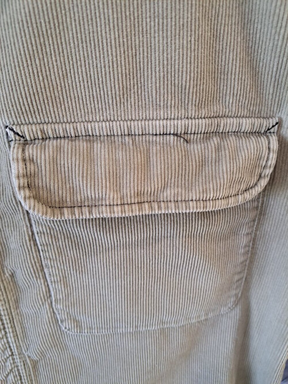 Vtg Unionbay Mens Medium Khaki Corduroy Sleeveless Button-Up Vest Pockets 90's - Picture 3 of 13